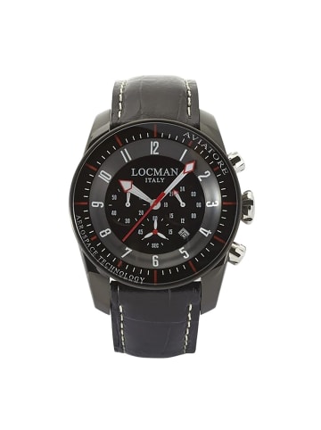 Locman Herrenuhr "Aviatore 0450BKBK" in Schwarz