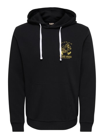 ONLY & SONS Kapuzenpullover in Black