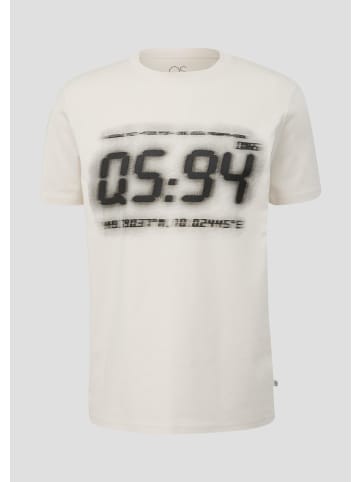 QS T-Shirt in 03D0_wollweiß