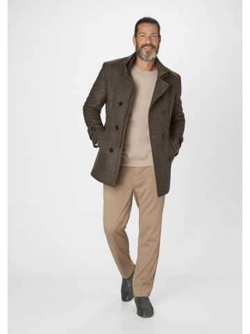 S4 JACKETS Wollmantel George in olive