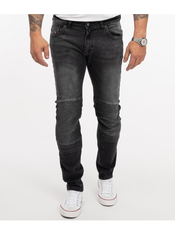 Rock Creek Jeans Slim Fit in Schwarz