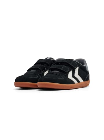 Hummel Klettverschluss Sneaker Victory Suede Lebensstil Kinder in ANTHRACITE