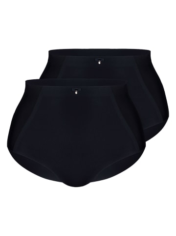 Sassa 2er Pack Taillenslip in Black