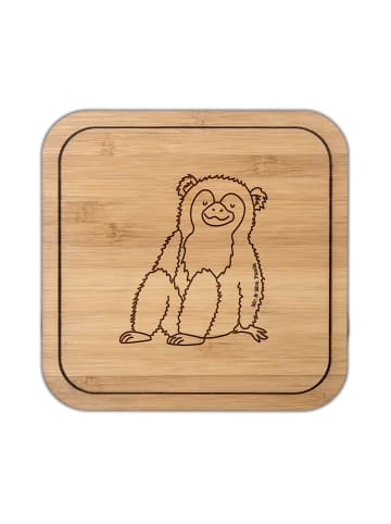 Mr. & Mrs. Panda Tischschoner Affe ohne Spruch in Transparent