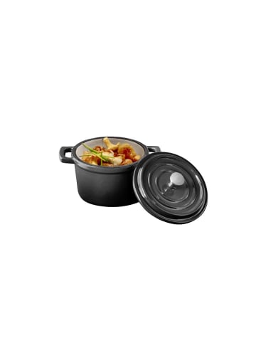 APS Mini-Topf 5 STARS in anthrazit - Ø 11 cm, H: 6,5 cm 0,35 Liter