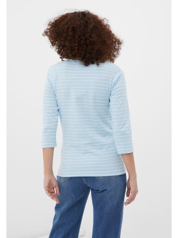 Finn Flare Langarmshirt Streifen in light blue