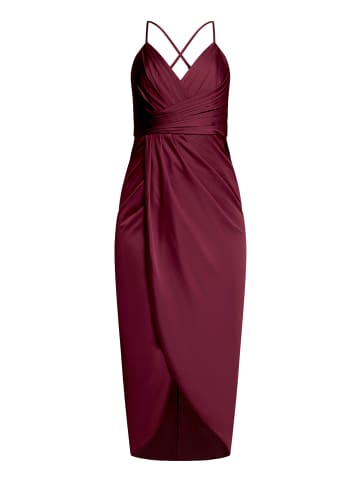 Vera Mont Abendkleid mit Raffung in Deep Dahlia