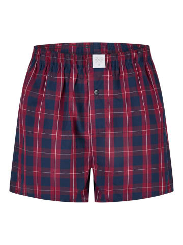 MG-1 Retro Boxer Christmas in Santa + 6016 + solid navy