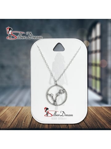 SilberDream 925 Silber Damen SilberDream Halsketten Sternbild Fische  ca. 42cm und 45cm