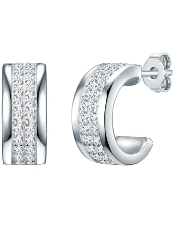 Rafaela Donata Creolen Sterling Silber Zirkonia in silber