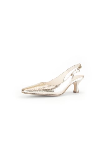 Gabor Fashion Slingpumps in gold