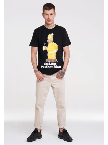 Logoshirt Print T-Shirt The Simpsons in schwarz