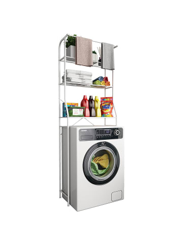 ebuy24 Kleiderschrank TubasL Waschmaschine Weiß 68 x 25 cm