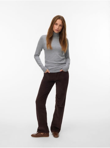 Vero Moda Strickpullover in Medium Grey Melange