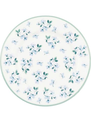 Greengate Teller KLEIN ALAIA Weiß mit Blauen Blümchen 15 cm