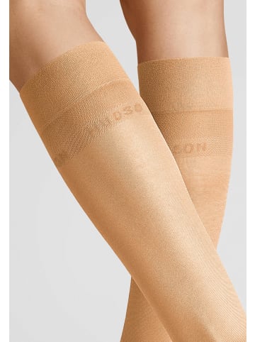 Hudson Feinkniestrümpfe Glamour 20 transparenter Glanz in Make-up