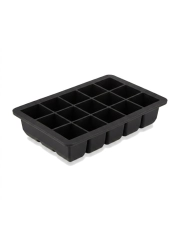 Eiswürfelform in Schwarz - (B)15x (H)3 x (T)9,5 cm