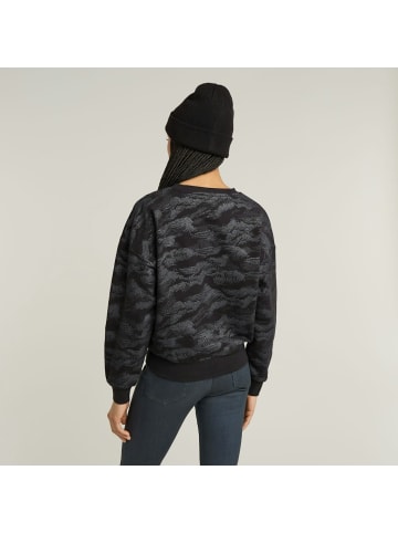 G-Star Raw Sweatshirt in dk black lace wave