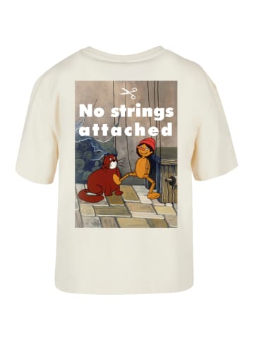 F4NT4STIC Tee Pinocchio No Strings Attached in Whitesand