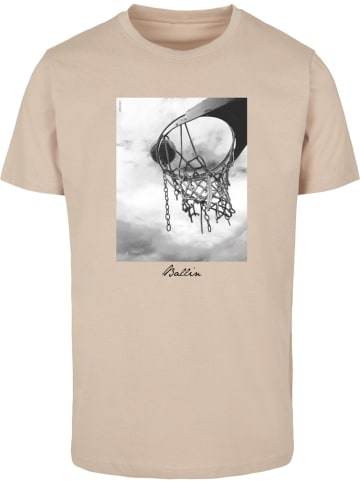 Mister Tee T-Shirt "Ballin 2.0 Tee" in Beige