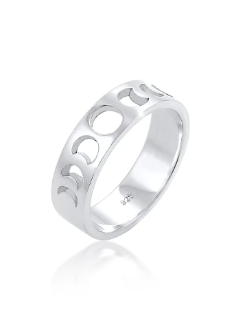 Elli Ring 925 Sterling Silber Halbmond, Astro in Silber