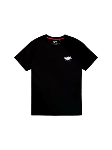 Alpha Industries T-Shirt in schwarz
