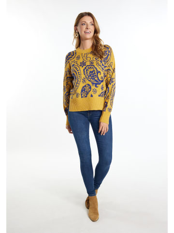 usha FESTIVAL Strick Pullover in Curry