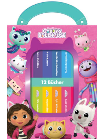 Phoenix Buch - Gabby's Dollhouse - Meine erste Bibliothek - Bücherbox mit 12