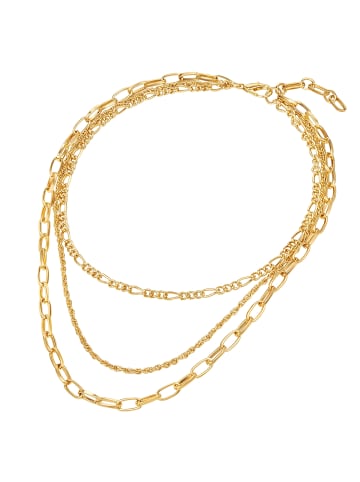 Lulu & Jane Halskette Metall-Legierung in gelbgold