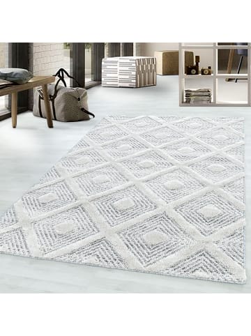 KADIMA DESIGN Teppich Hochflor Hoch-Tief Geometrisch Polypropylen Wohnzimmer