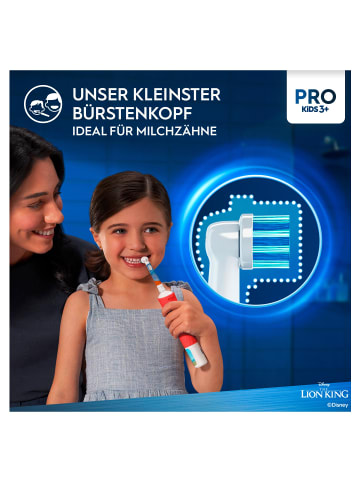 Oral-B Elektrische Kinderzahnbürste "Vitality Pro Kids König der Löwen"+ Reiseetui