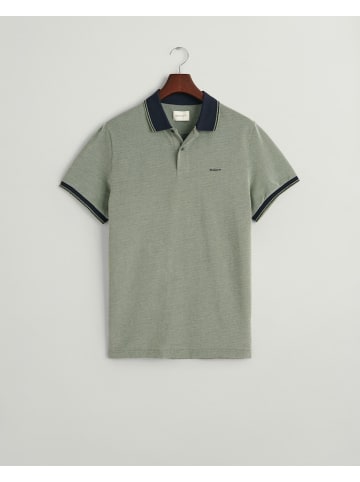 Gant Oxford Piqué Poloshirt in 4 Farben in Grün