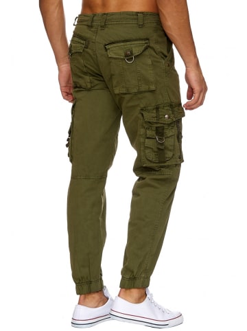 Arizona-Shopping Cargo Hose Taschen Arbeitshose in Grün