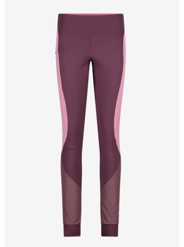 cmp Funktions-Outdoorhose, Tight WOMAN HYBRID PANT TIGHT in Rot