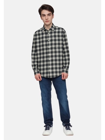 JACK & JONES Junior Hemd 'Cover Checked' in grau
