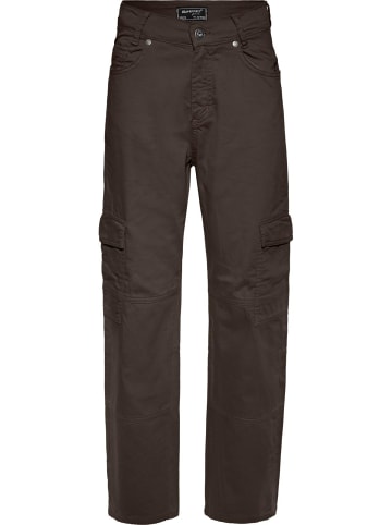 Blue Effect Cargohose slim fit schmaler Bund in kaffee