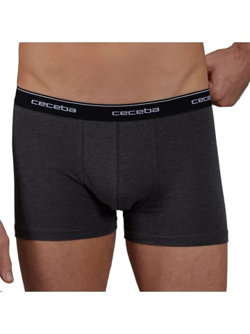 CECEBA Boxershort 2er Pack in Schwarz/Grau