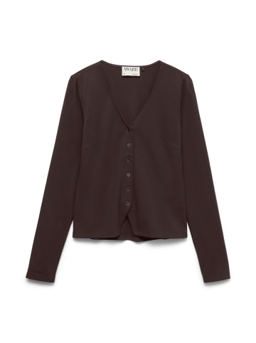 Vero Moda Strickjacke in Chocolate Torte