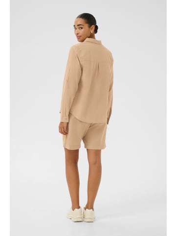 Kaffe Langarm - Hemd KAnaya Regular fit in Classic Sand