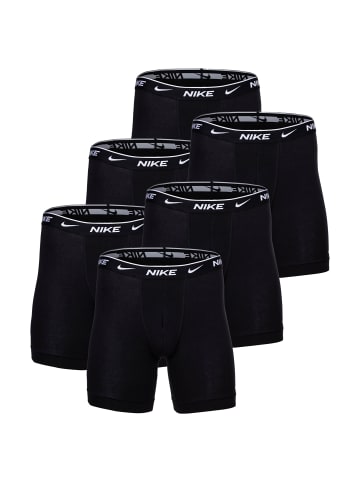 Nike Boxershort 6er Pack in Schwarz