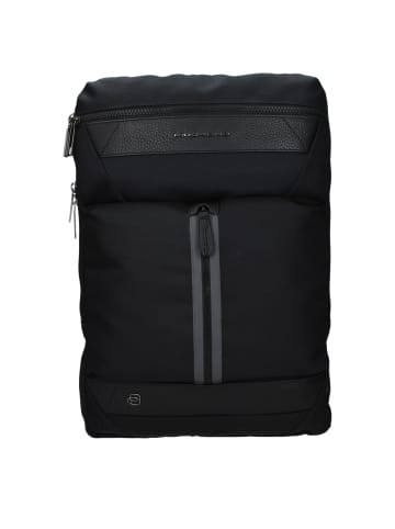 Piquadro Schwarz Stoff Rucksack