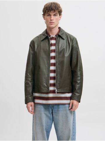 Jack & Jones Lederjacke in Mountain View