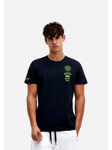 CAMP DAVID  T-Shirt 'Game.Set.Match' in dunkelblau