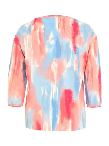 Betty Barclay Basic Shirt mit Aufdruck in Rosé/Blue