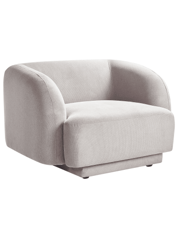 Beliani Sessel SKJANES in Grau - (W) 102 x (H) 69 x (L) 81 cm