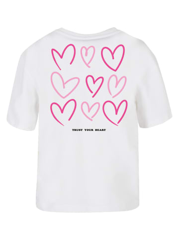 Mister Tee Mister Tee Ladies Always Trust Your Heart Tee in white