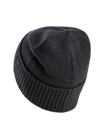 Camel Active Beanie aus reiner Lammwolle in Schwarz
