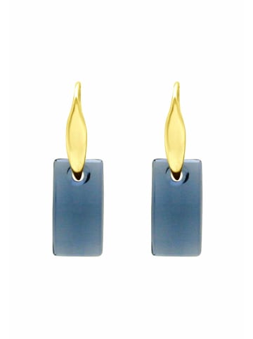 Gemshine Ohrringe Denim Stab in gold coloured