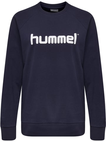 Hummel Sweatshirt Hmlgo Cotton Logo Sweatshirt Woman in MARINE