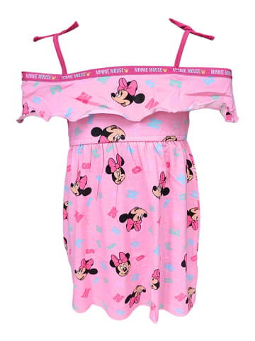 Disney Minnie Mouse Sommerkleid Off-Shoulder Minnie Mouse  in Pink